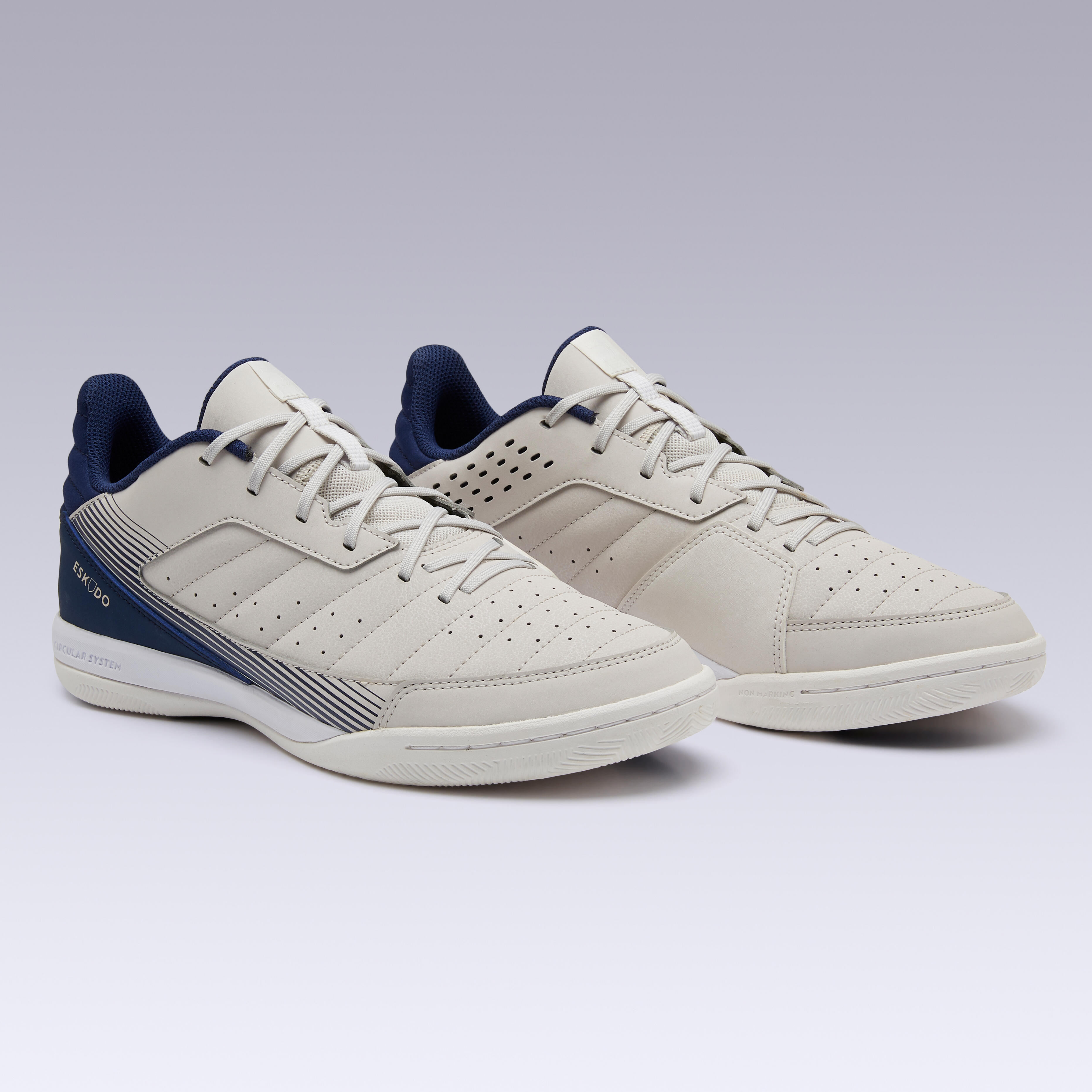 Chaussures de futsal - Eskudo 500 beige - KIPSTA