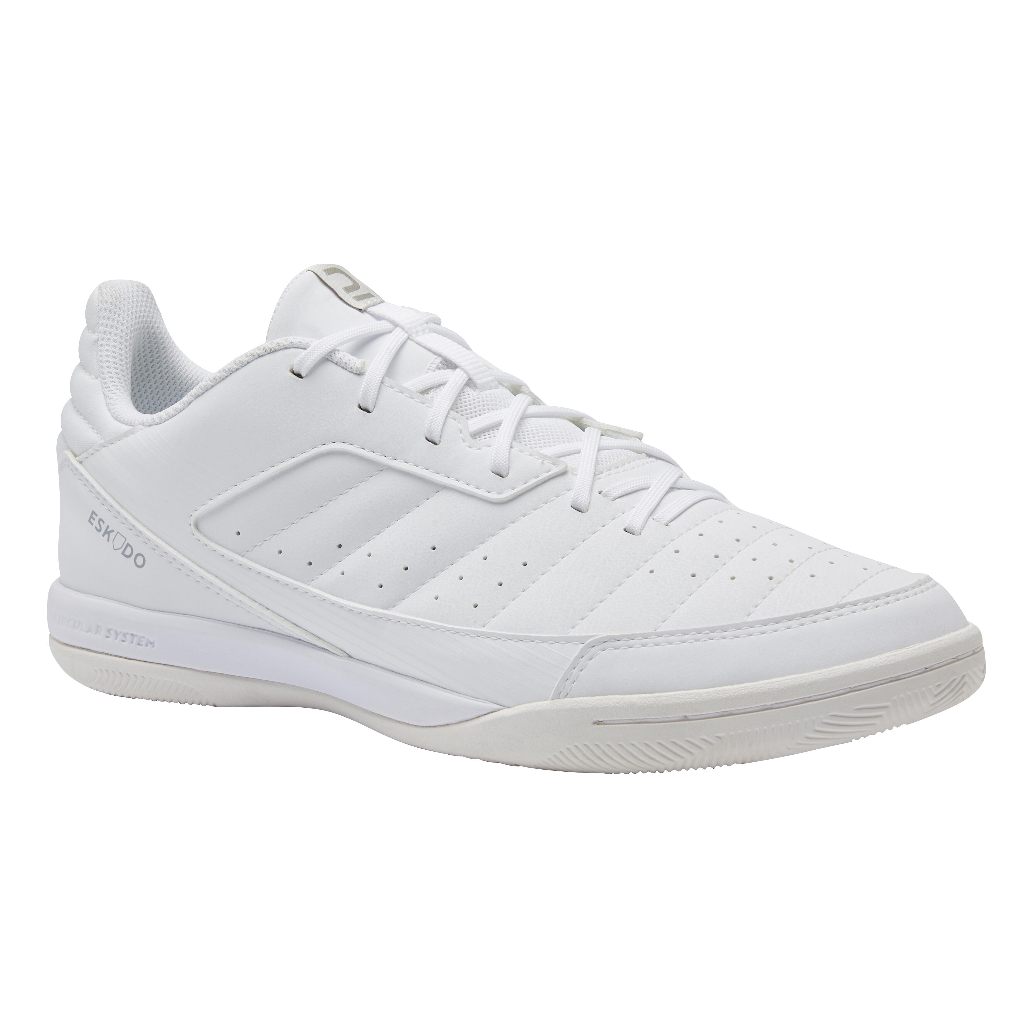 on trainers white