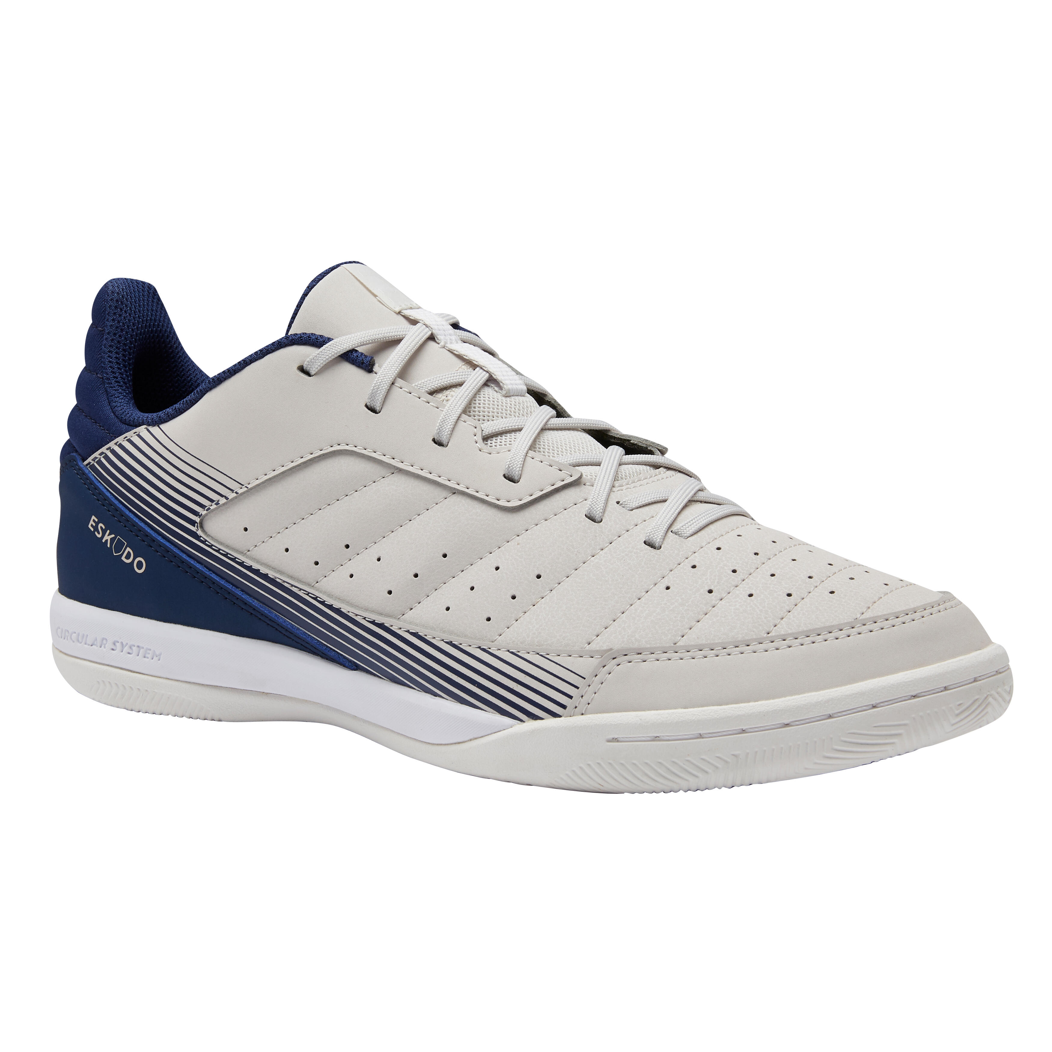Indoor Soccer Shoes - Eskudo 500 Beige - KIPSTA