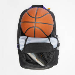 25L Basketball Backpack NBA 500 - Black/Los Angeles Lakers