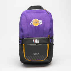 Maleta Los Lakers de baloncesto de 25 L Tarmak NBA500 morado