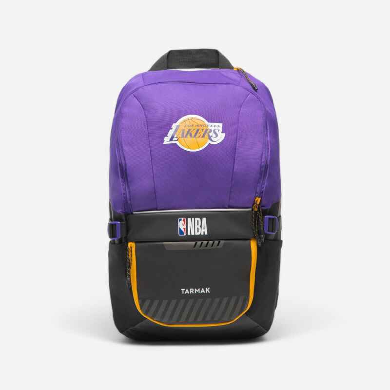 Basketball Rucksack 25L - Los Angeles Lakers NBA 500 violett