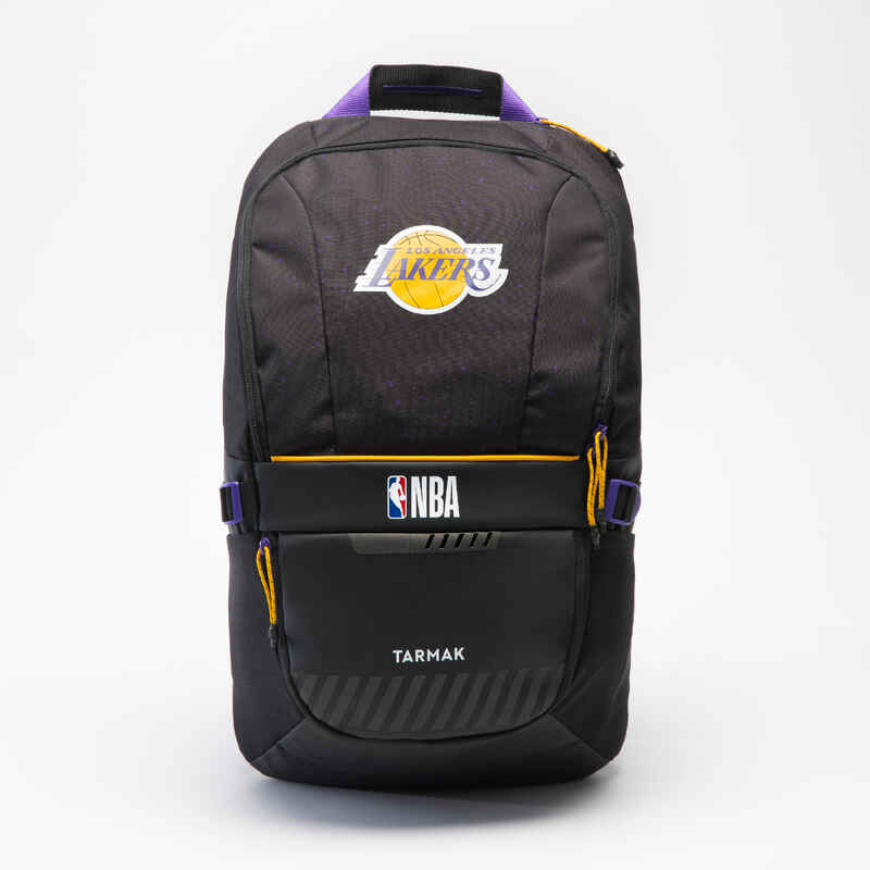 25L Basketball Backpack NBA 500 - Black/Los Angeles Lakers