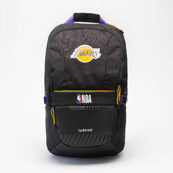 25L Basketball Backpack NBA 500 - Black/Los Angeles Lakers