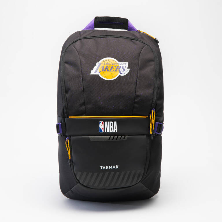 25L Basketball Backpack NBA 500 - Black/Los Angeles Lakers