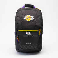 25L Basketball Backpack NBA 500 - Black/Los Angeles Lakers