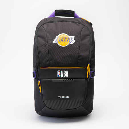 25L Basketball Backpack NBA 500 - Black/Los Angeles Lakers