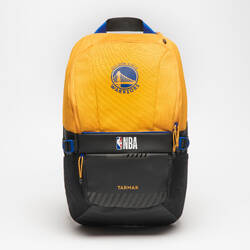 25L Basketball Backpack NBA 500 - Yellow/Golden State Warriors