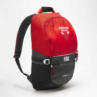 25L Basketball Backpack NBA 500 - Red/Chicago Bulls