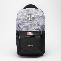 Basketball Backpack 25 L NBA 500 - Grey/Brooklyn Nets