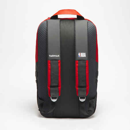 25L Basketball Backpack NBA 500 - Red/Chicago Bulls