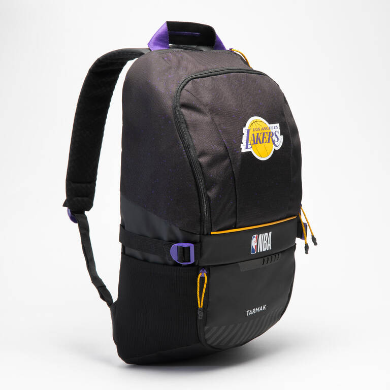 25L Basketball Backpack NBA 500 - Black/Los Angeles Lakers