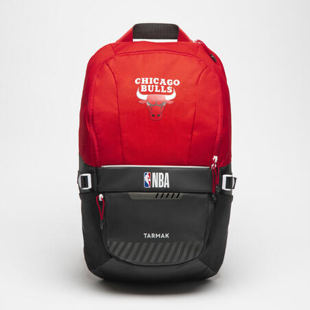 25L Basketball Backpack NBA 500 - Red/Chicago Bulls