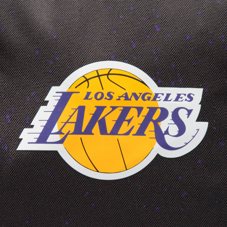 25L Basketball Backpack NBA 500 - Black/Los Angeles Lakers