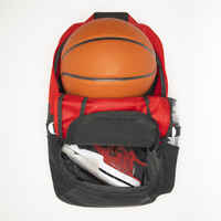 25L Basketball Backpack NBA 500 - Red/Chicago Bulls