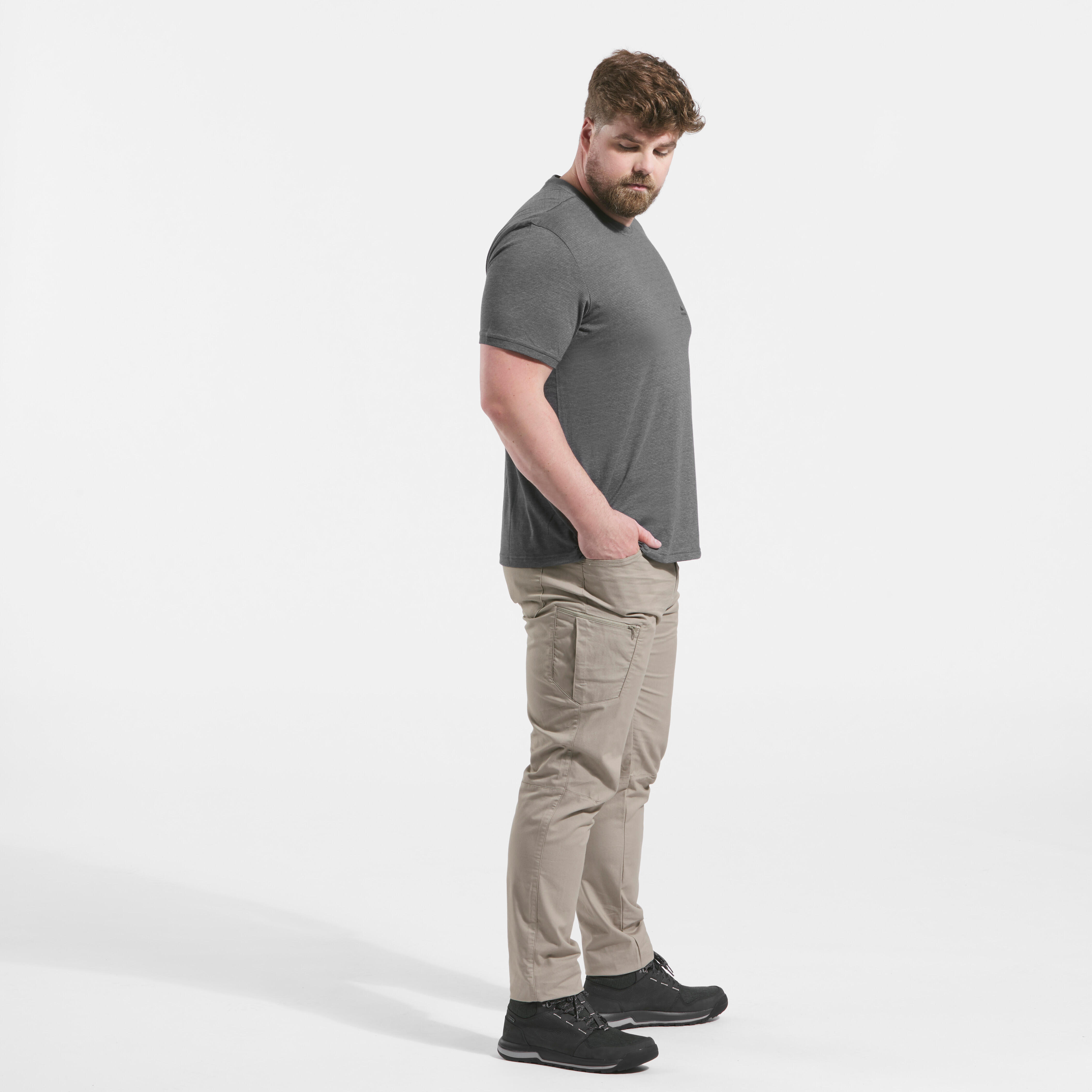 Men’s Hiking Pants - NH 500 Beige - QUECHUA