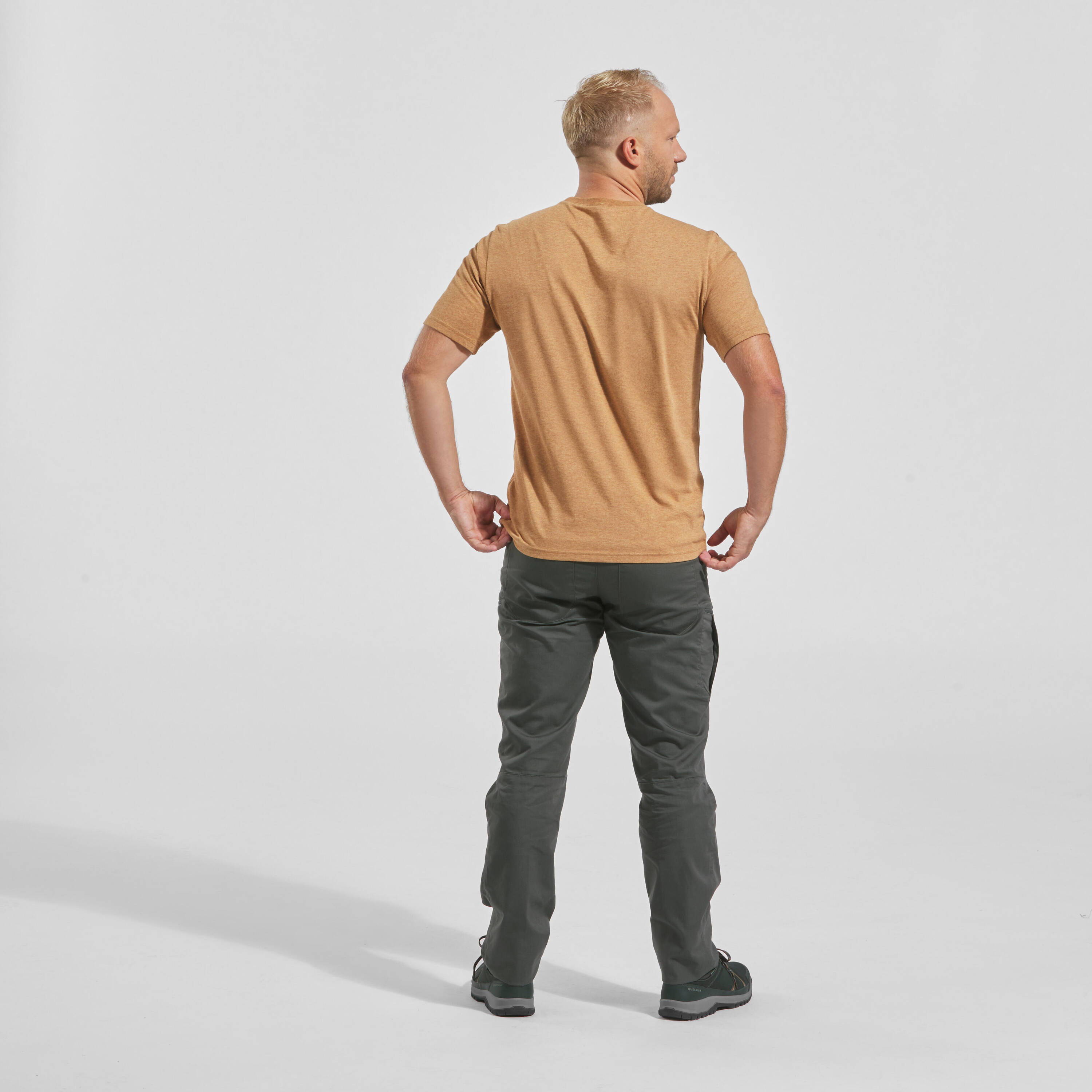 Men Light Cargo Pant Dark Olive - NH500 -  4