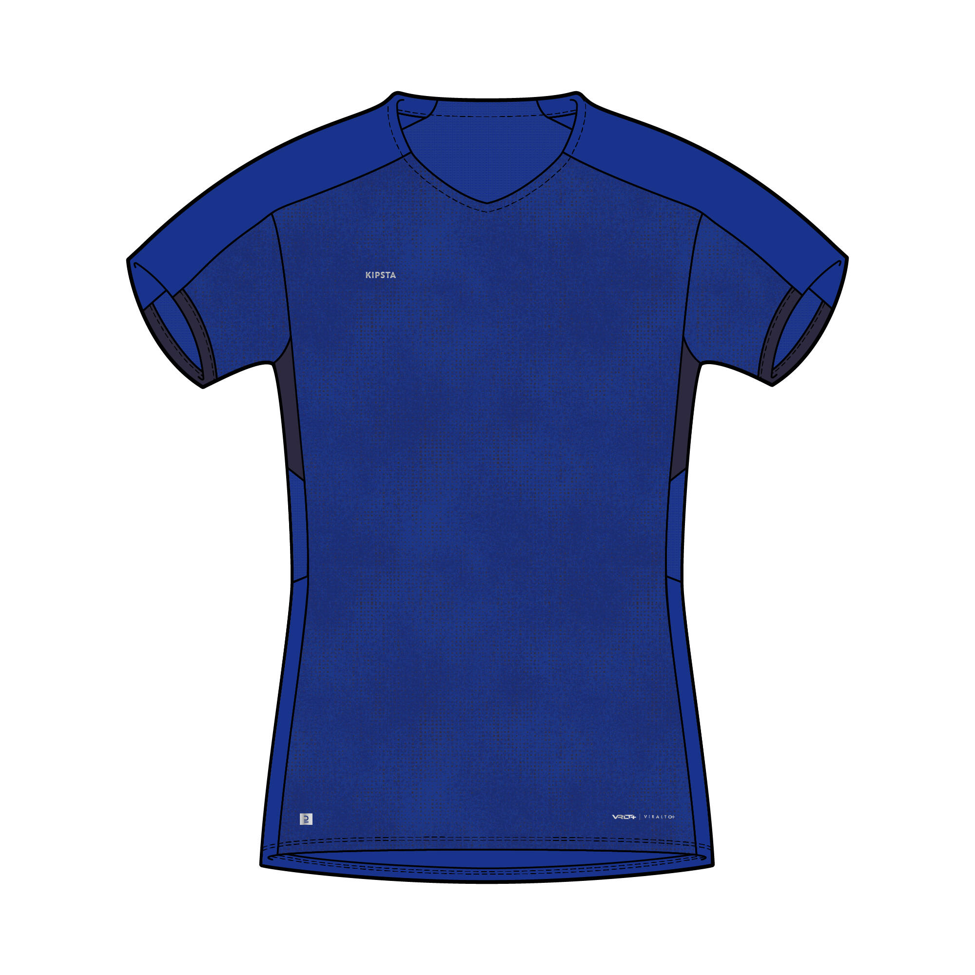 Women's Football Jersey Shirt Indigo