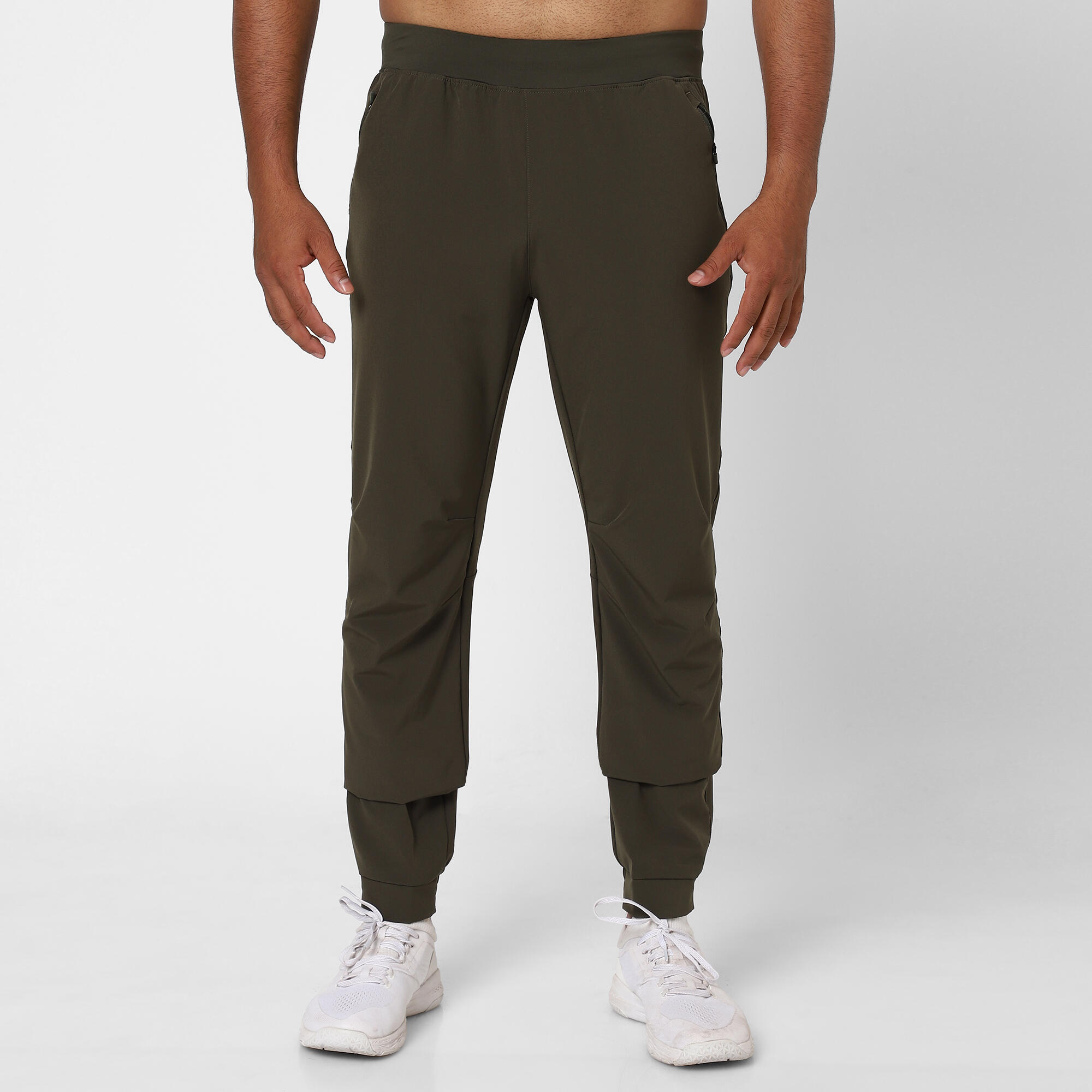 Buy Men Polyester Non-Stretchable Gym Track Pants - Navy Blue Online |  Decathlon