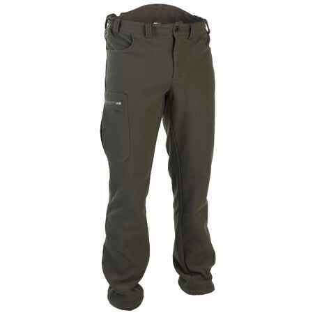 HUNTING WARM FLEECE TROUSERS 100 GREEN