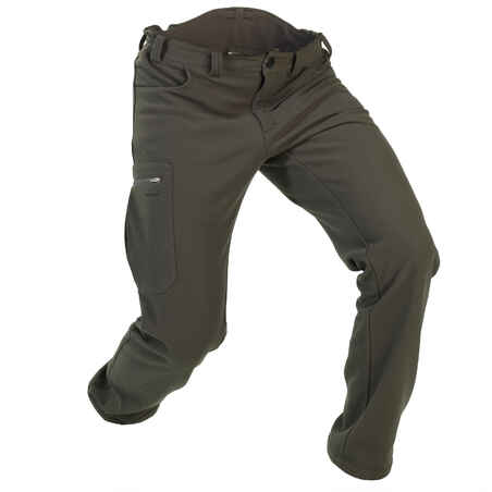 HUNTING WARM FLEECE TROUSERS 100 GREEN