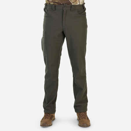 HUNTING WARM FLEECE TROUSERS 100 GREEN