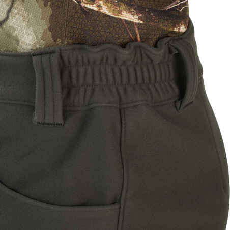 HUNTING WARM FLEECE TROUSERS 100 GREEN