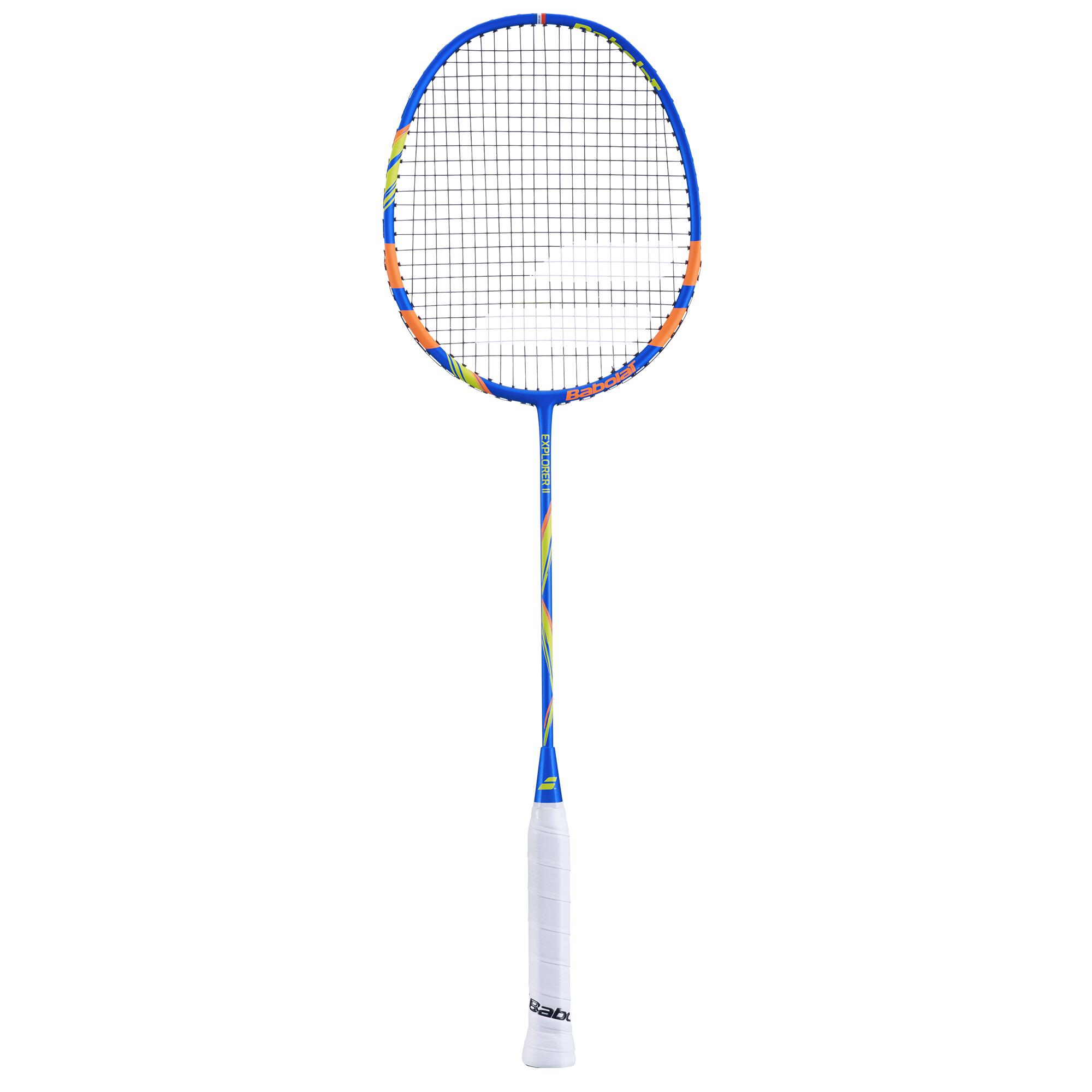 Badminton Racket Explorer II Blue Orange