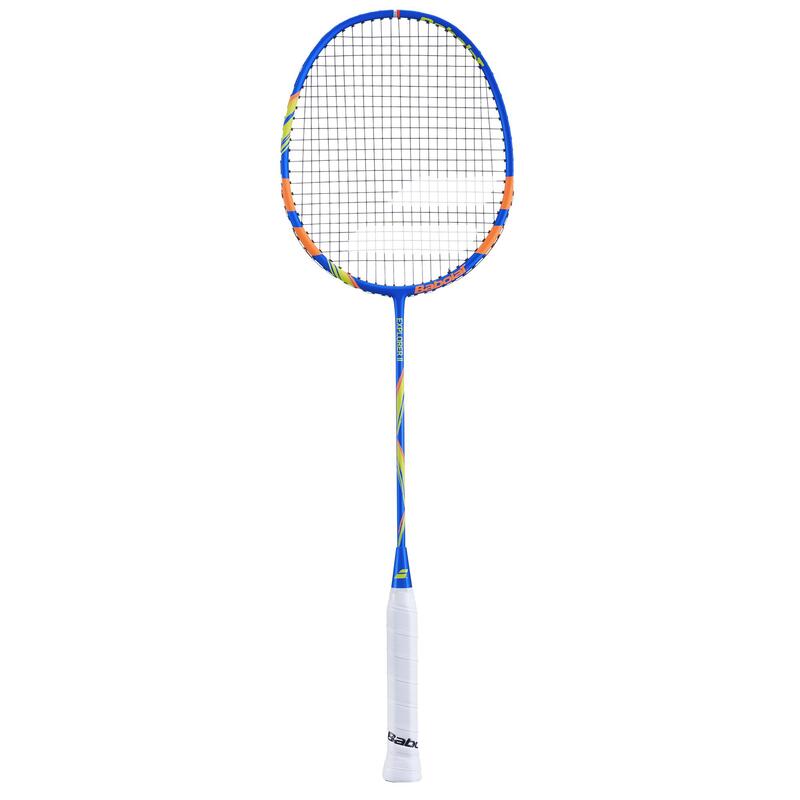 Badmintonová raketa Babolat Explorer II modro-oranžová