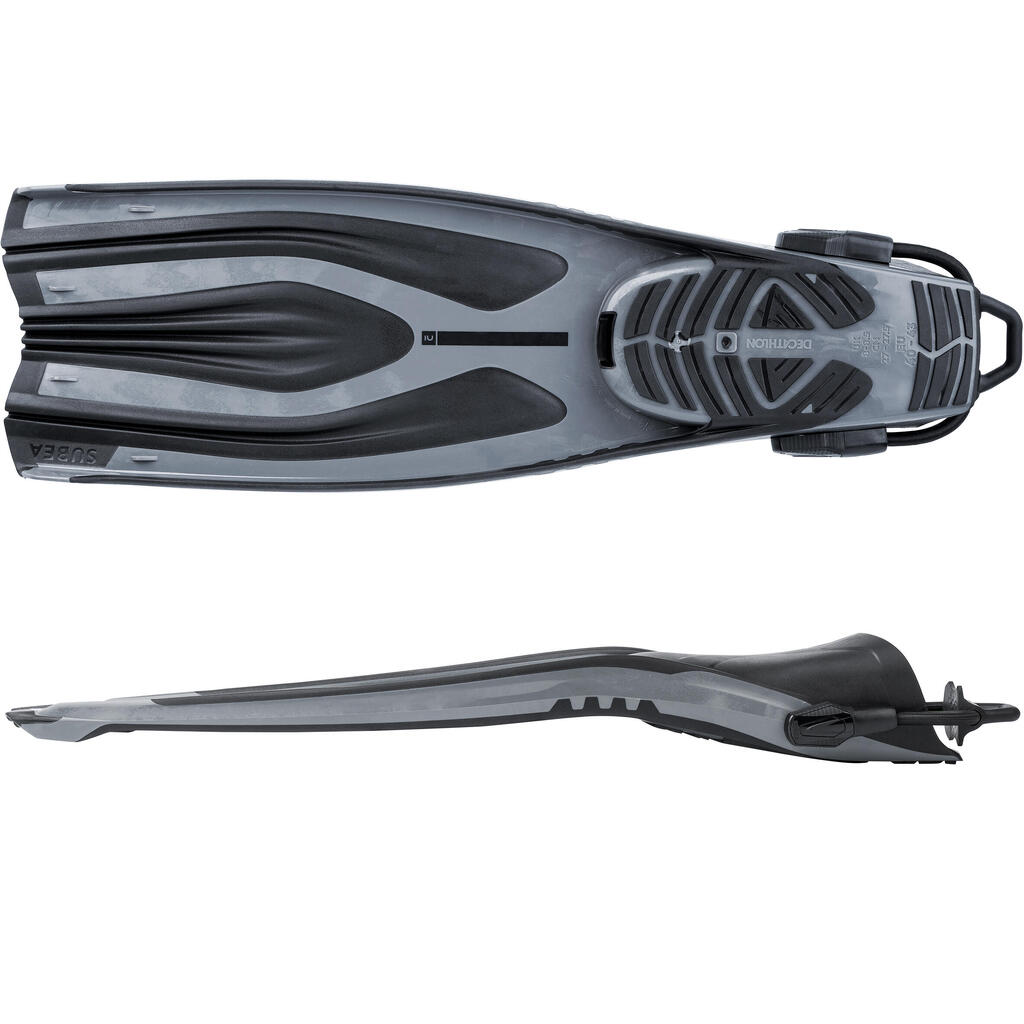 Diving fins adjustable OH 500 power grey