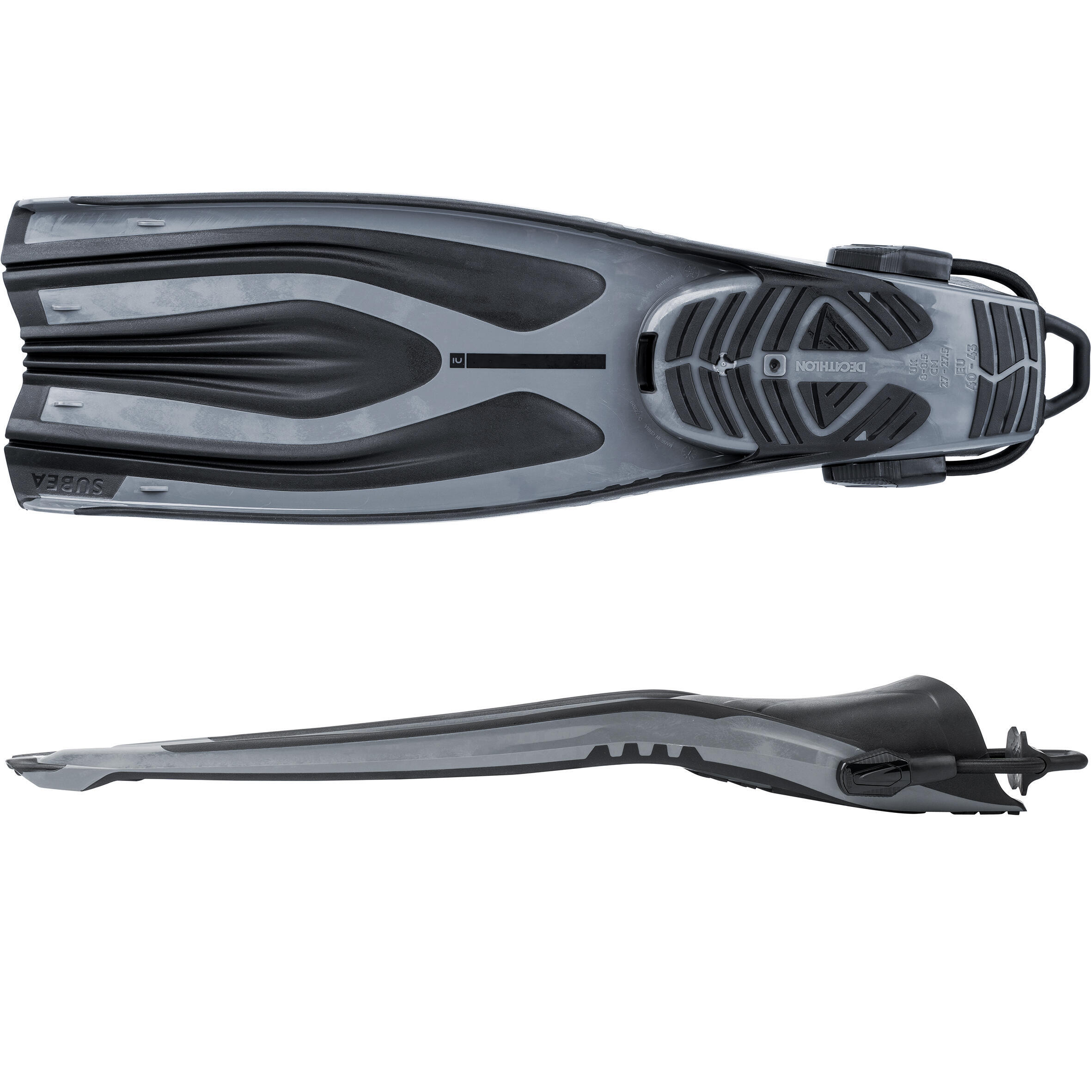 Diving fins adjustable OH 500 power grey 4/8