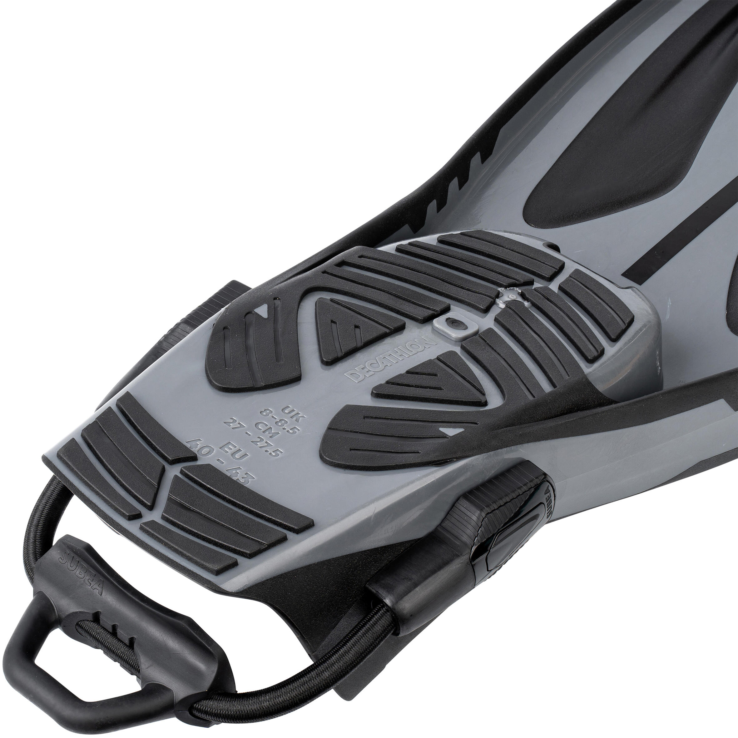 Adjustable diving fins - OH 500 Power Grey