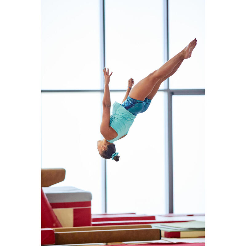 Kadın Turkuaz Yüzücü Sırtlı Sporcu Atleti MY TOP 100 - Jimnastik
