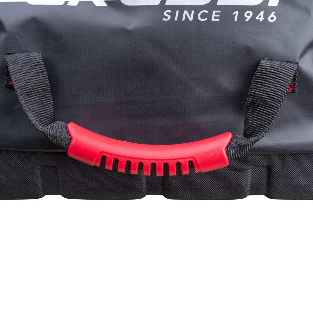 Potápačská koliesková taška Tuna 120 litrov čierna