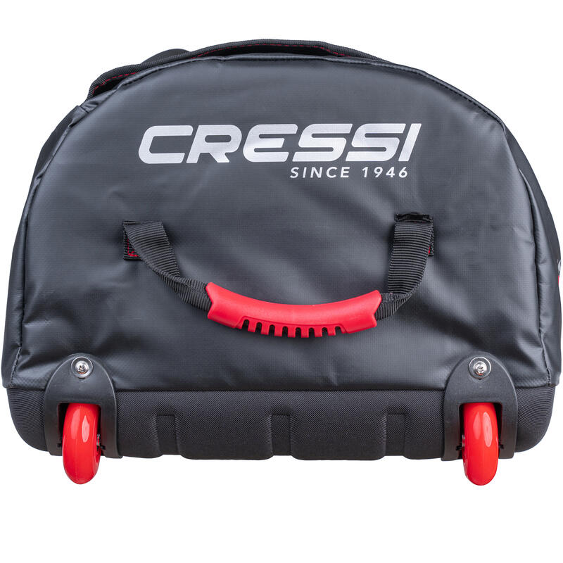 Sac plongée à roulettes 120L CRESSI - TUNA noir