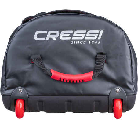 TUNA 120 litre diving bag on wheels - black