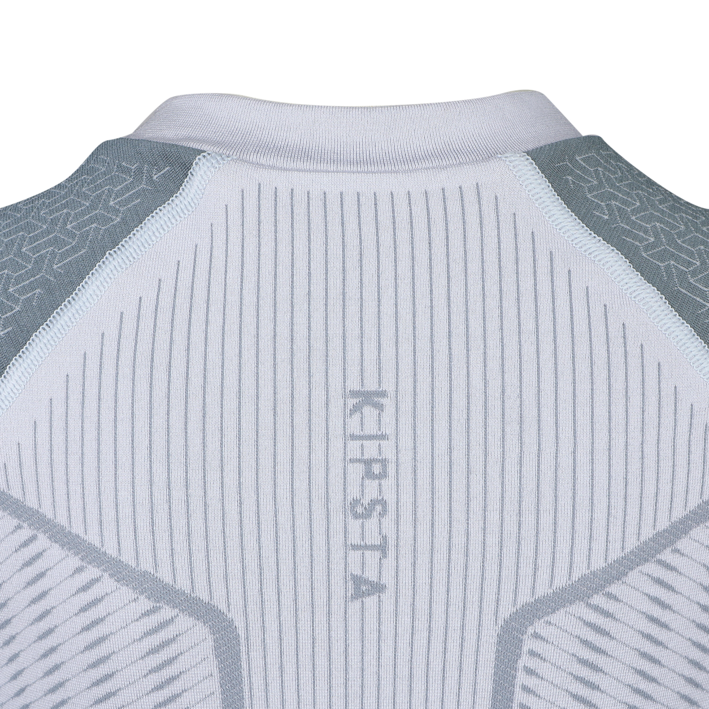 Kids' Long-Sleeved Football Base Layer Top Keepdry 500 - Grey 3/6