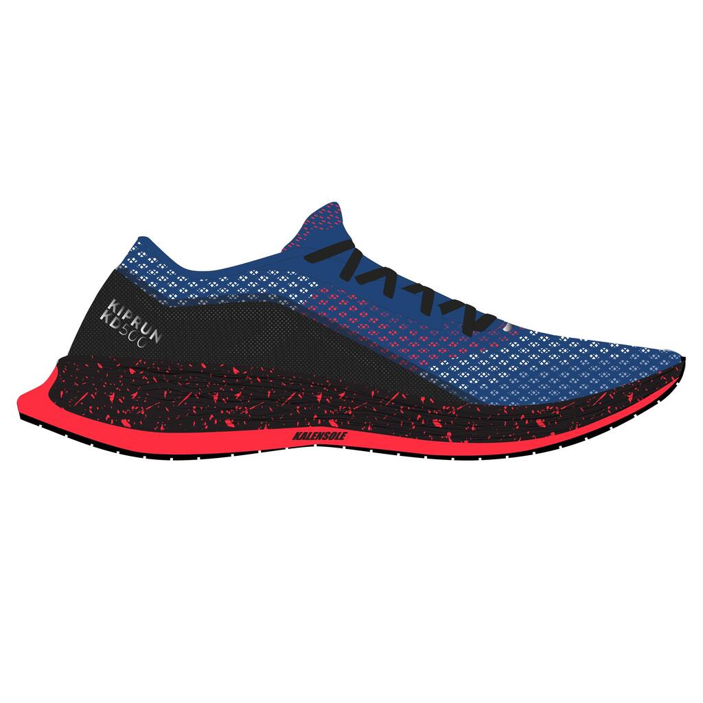 Men's Dynamic Running Shoes Kiprun KD500 - Blue Black Red