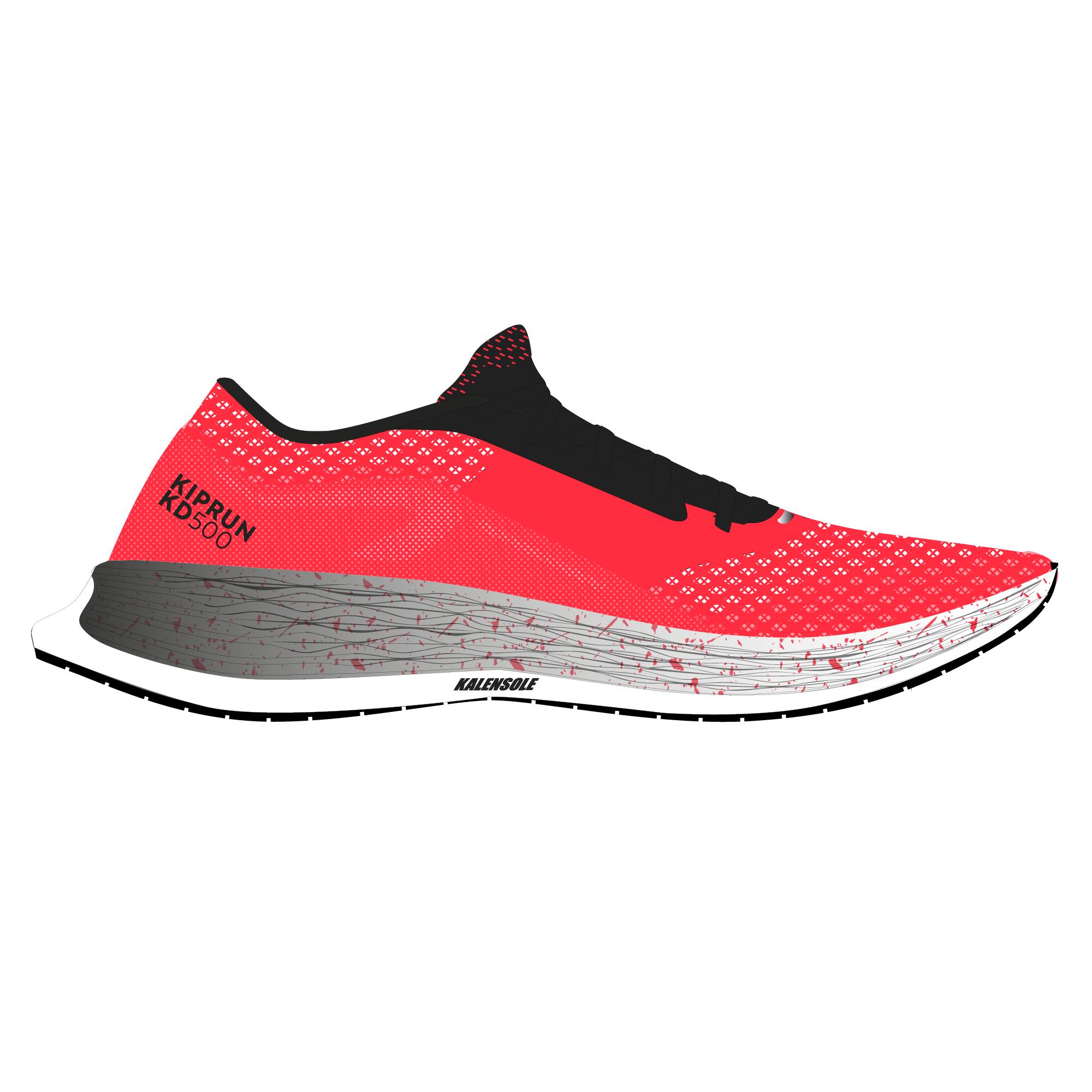 Men's Dynamic Running Shoes - Kiprun KD500 - Red 1/10