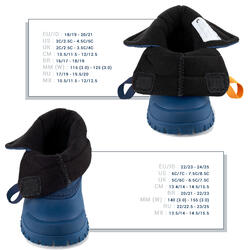 Bottes De Neige Bebe Apres Ski Bebe Warm Violettes Et Turquoises Wedze Decathlon