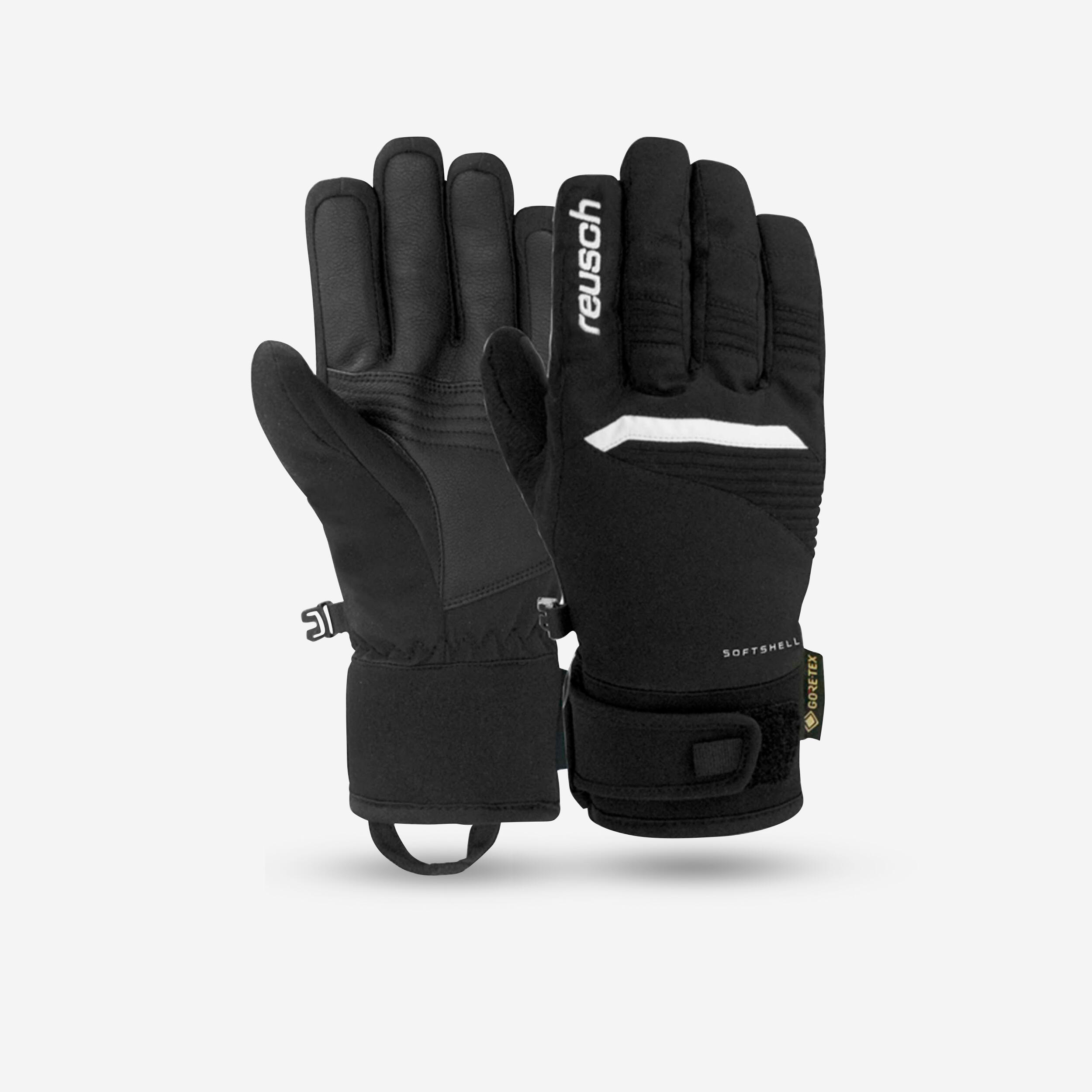 Skihandschuhe Sonic GTX Reusch Kinder schwarz - Decathlon