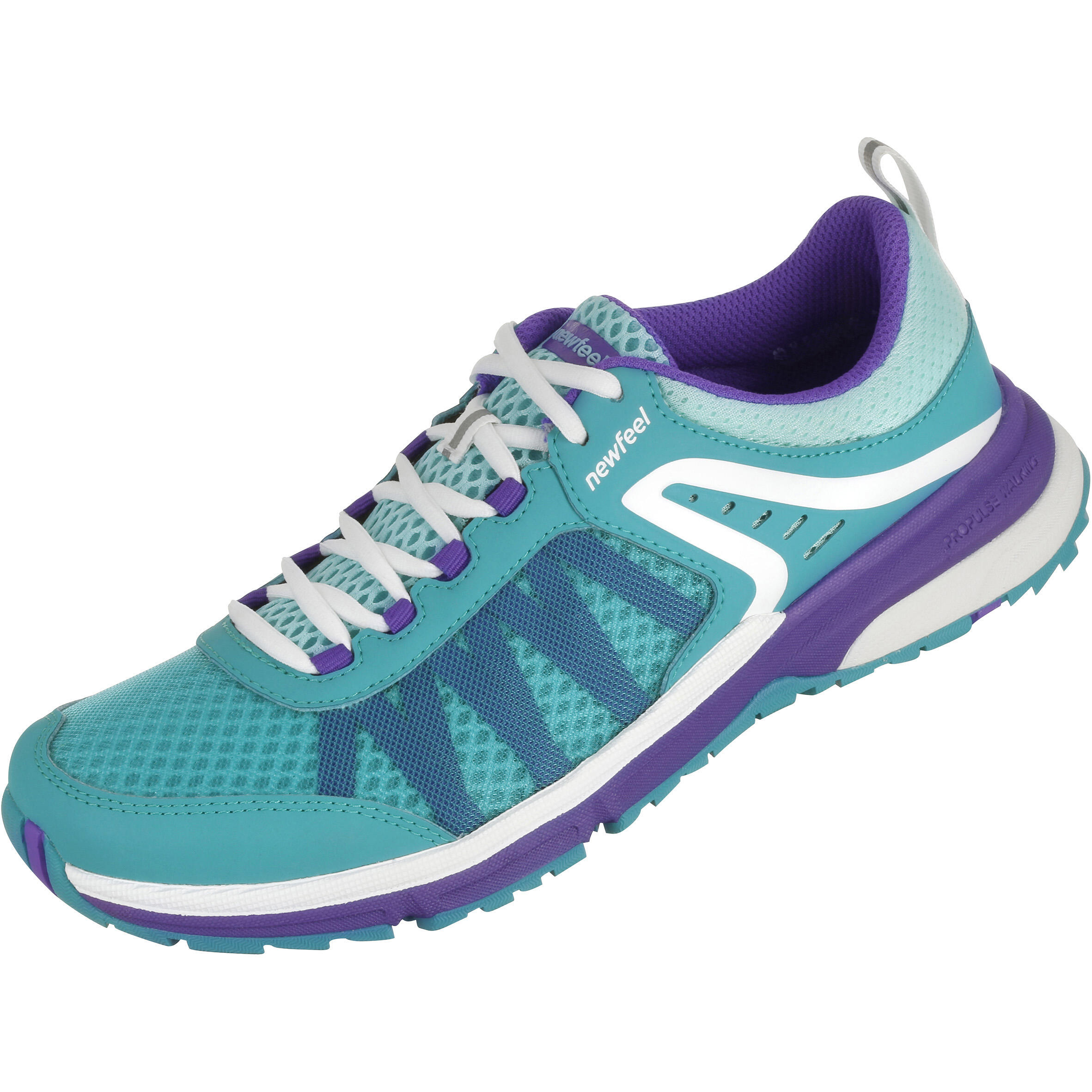 Propulse Walk 300 women's Nordic walking shoes turquoise/pink NEWFEEL