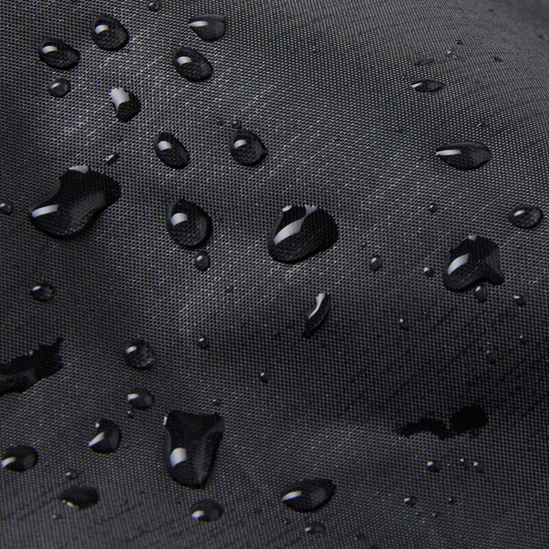 Surpantalon pluie vélo ville  avec couvre-chaussures intégrés 100, noir