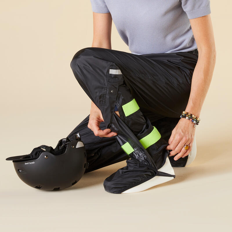 Ochraniacze spodni na rower miejski Btwin 100 z osłonami na buty