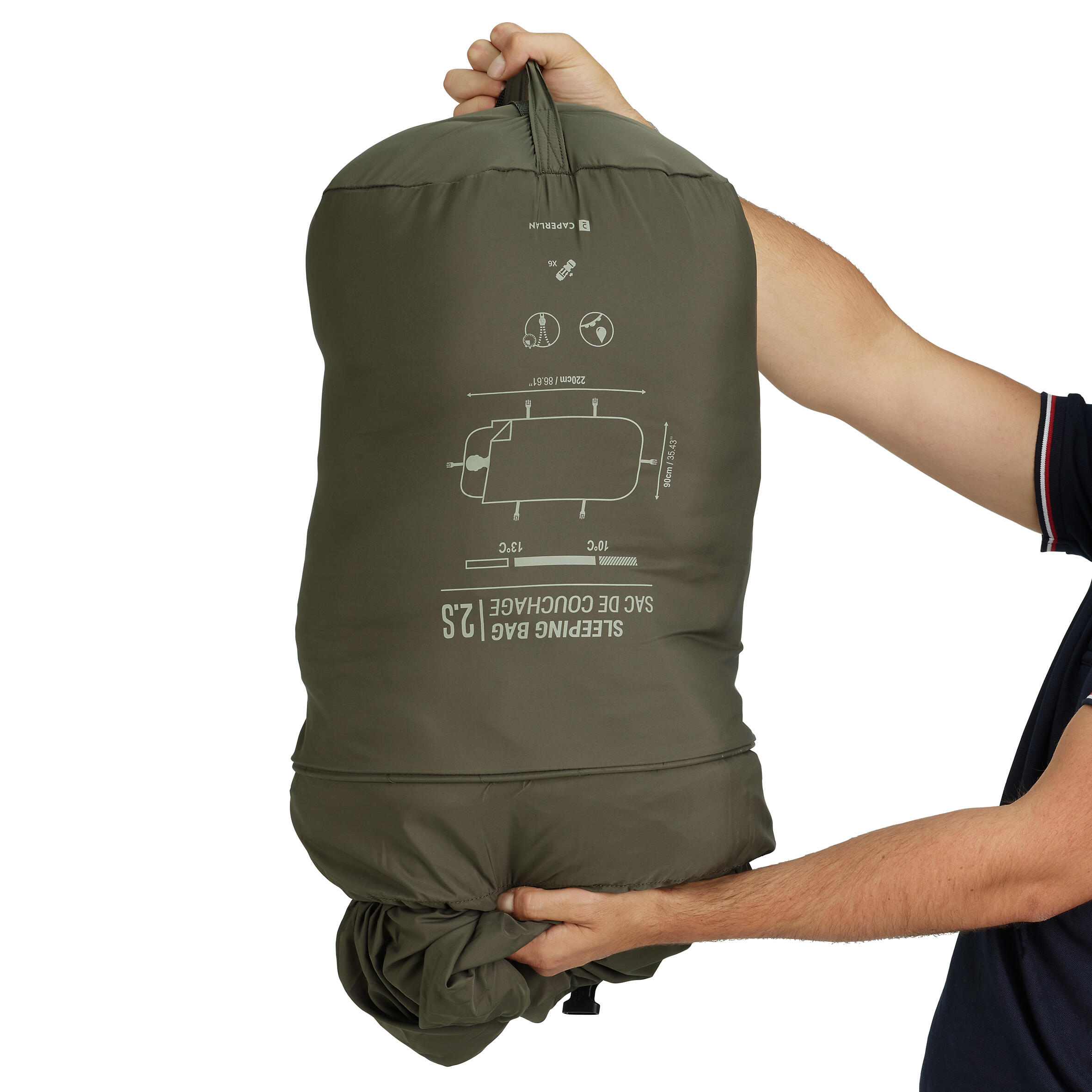 Sacco A Pelo Keenflex 3-4 Stagioni - Fino A -23&deg;C, 1500g/2150g, Doppia Cerniera