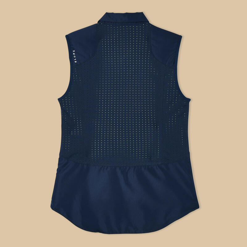 Omkeerbare fietsbodywarmer voor dames 560 PBM voor zichtbaarheid dag/nacht