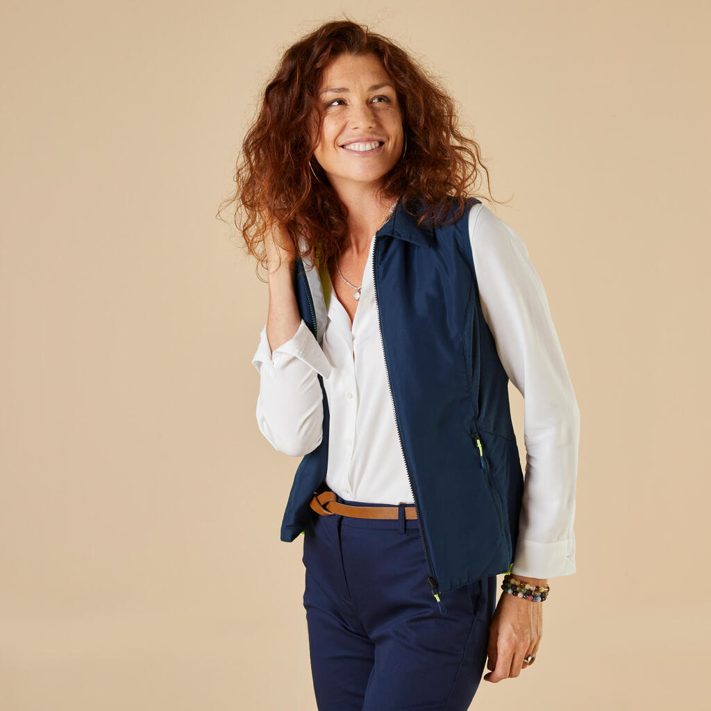 Women's EN 1150 Cert Reversible Gilet - Navy/Hi-Vis