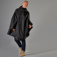 PONCHO VELO VILLE 100 NOIR