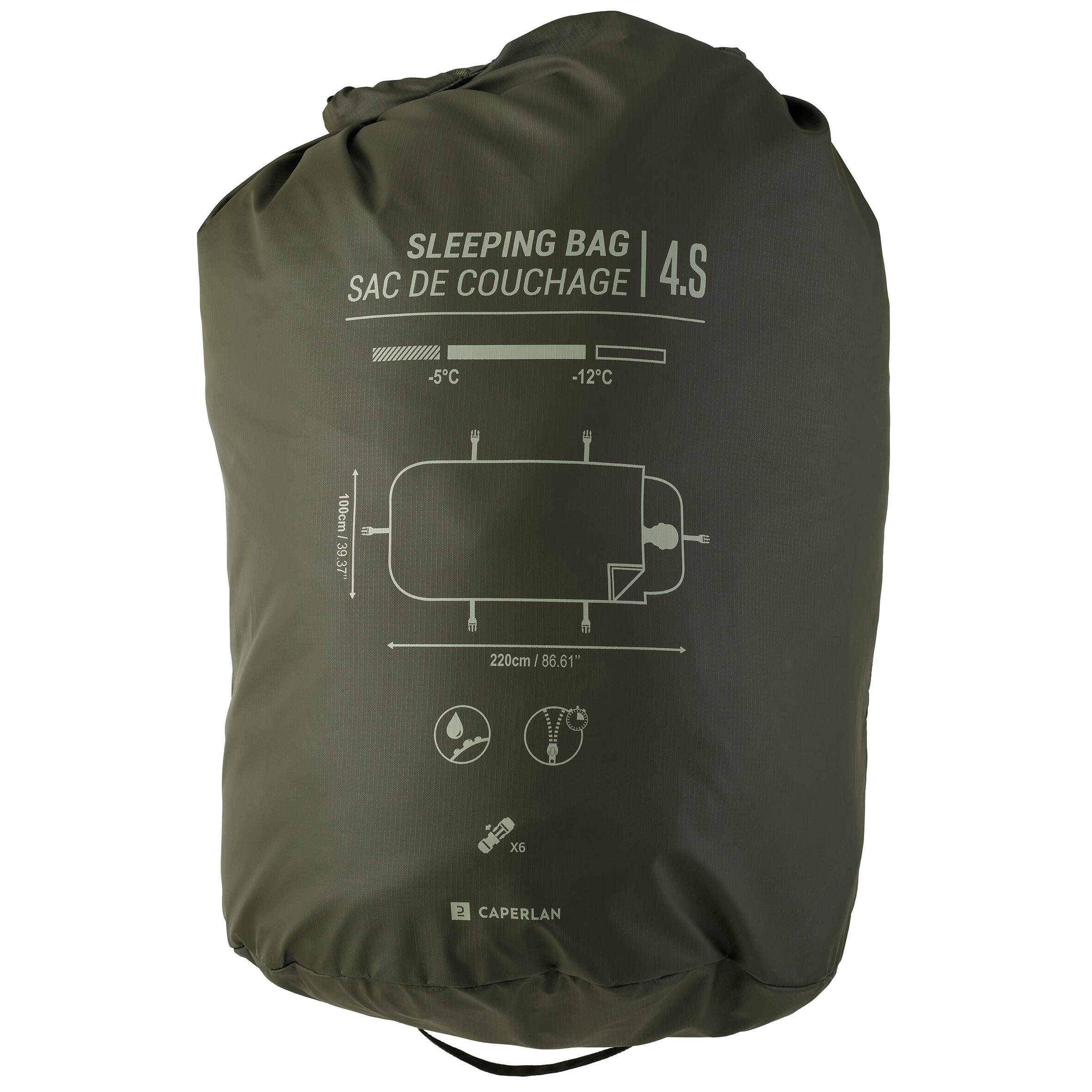 4-season sleeping bag for carp fishing 7/9