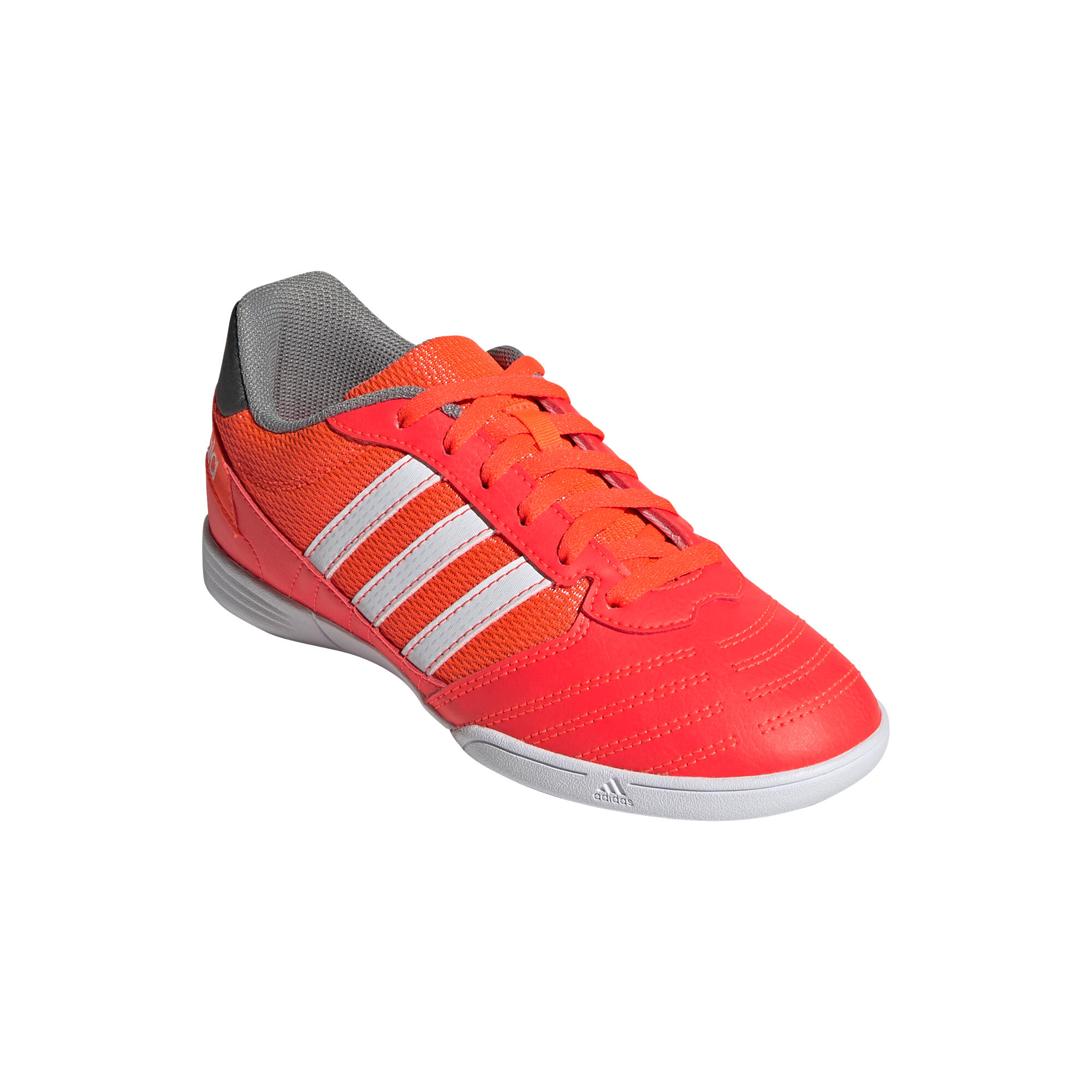 adidas red and grey trainers